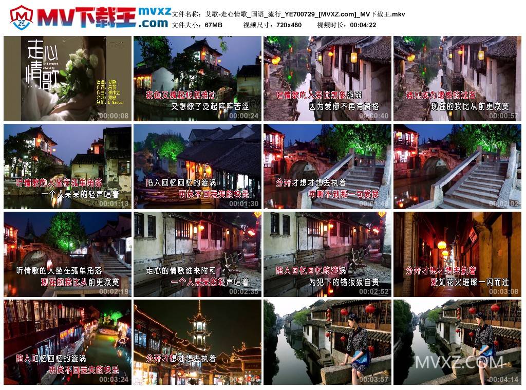 艾歌-走心情歌_国语_流行_YE700729